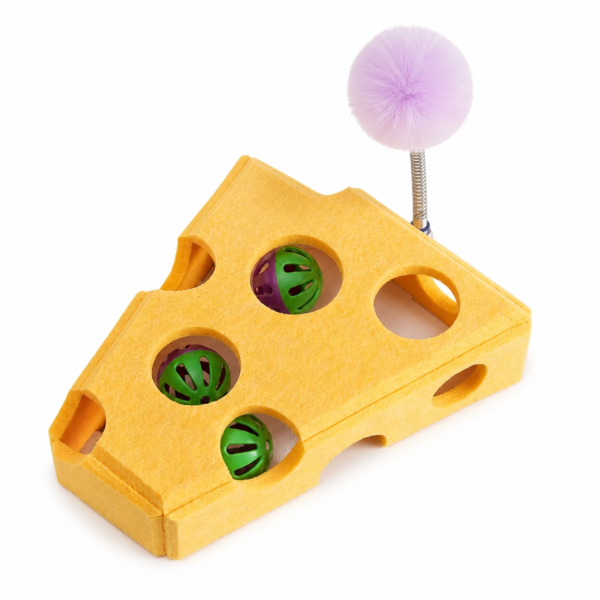 Cheese Hunt Felt Puzzle Box