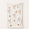 bz-custom-cat-photo-blanket-minimal-dots Custom Cat Photo Blanket with Name