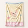 bz-custom-cat-photo-blanket-soft-candy-duo Custom Cat Photo Blanket with Name