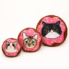 Custom Donut Pet Portrait Pillow