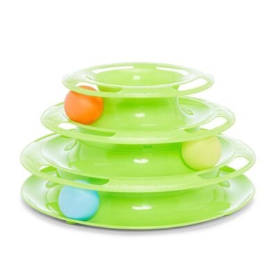 bz-orbit-chase-tower-main Orbit Chase Three-Level Cat Track Tower