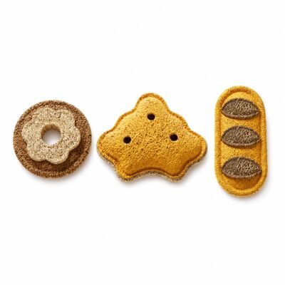 loofah-bakery-cat-toys-trio Loofah Bakery Cat Toy Collection
