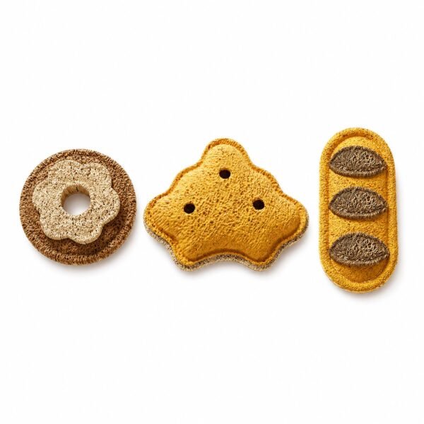 loofah-bakery-cat-toys-trio Loofah Bakery Cat Toy Collection