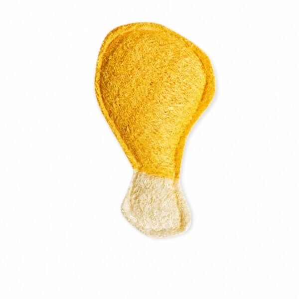loofah-drumstick-cat-toy-15x9cm Natural Loofah Cat Toy Collection