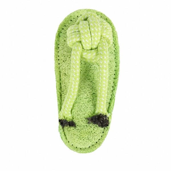 loofah-rope-knot-cat-toy-green Loofah Rope Knot Cat Toy Set