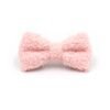 Pink Teddy removable pet bow tie