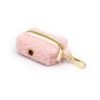 Pink Teddy zippered waste bag holder