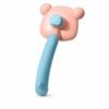 self-cleaning-cat-slicker-brush-coral-sky Self-Cleaning Cat Slicker Brush