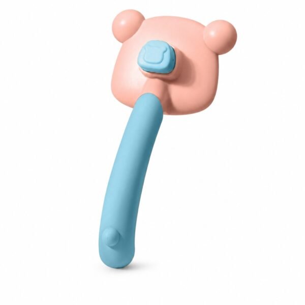 self-cleaning-cat-slicker-brush-coral-sky Self-Cleaning Cat Slicker Brush